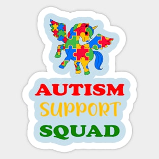 Autism support squad Sticker